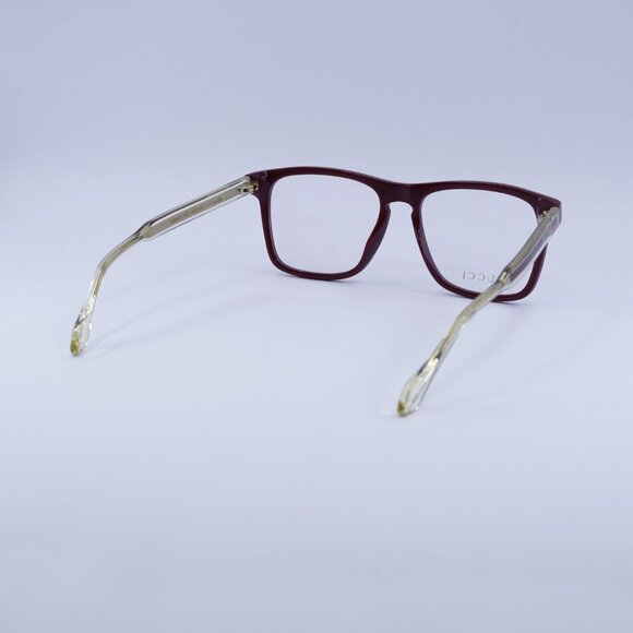 🕶️ New Gucci GG0561O 003 Eyeglasses - Burgundy Frame 54mm - Picture 10 of 11